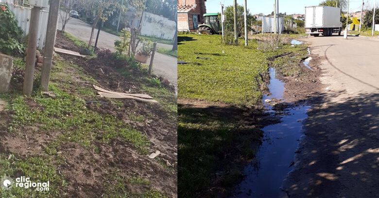 BRONCA Y ENOJO: UNA CUADRA DESTROZADA Y SIN CORDÓN