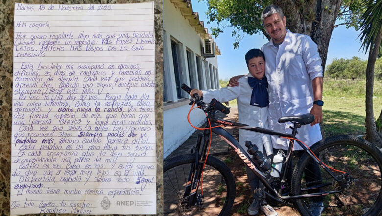 EMOTIVA CARTA DE MAESTRO DE PAGUERO A ALUMNO