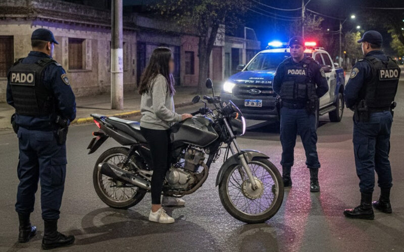 MENOR AL VOLANTE SIN LICENCIA FUE INTERCEPTADA