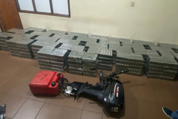 DESARTICULAN MANIOBRA DE CONTRABANDO DE CIGARRILLOS EN OPERATIVO NOCTURNO