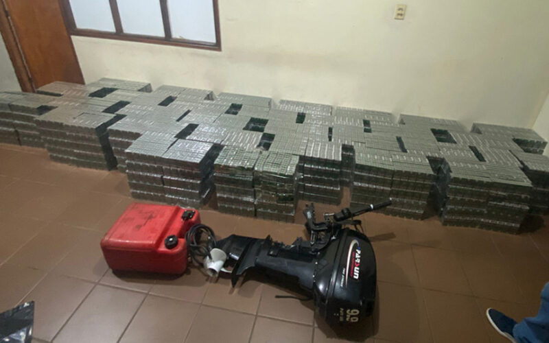 DESARTICULAN MANIOBRA DE CONTRABANDO DE CIGARRILLOS EN OPERATIVO NOCTURNO