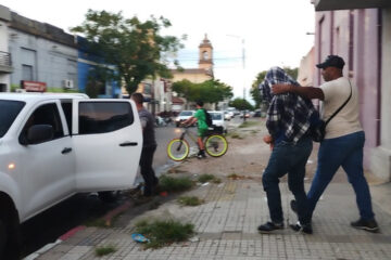 CONTROL DE DETENCIÓN POR FEMICIDIO: R.A.DS.N. DIJO QUE LA POLICÍA NO LE DIO AGUA Y QUE LO REVISARON BRUSCAMENTE