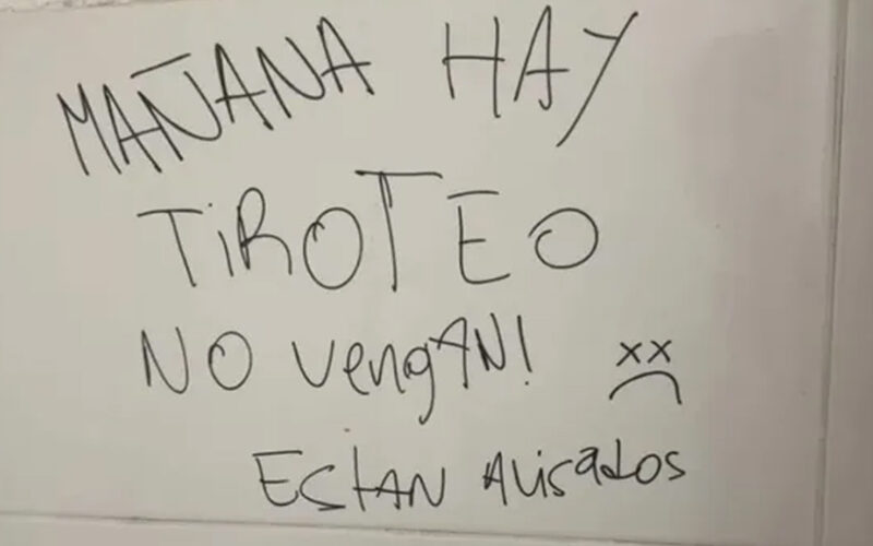 AMENAZAS DE TIROTEO GENERAN ALERTA EN ARTIGAS