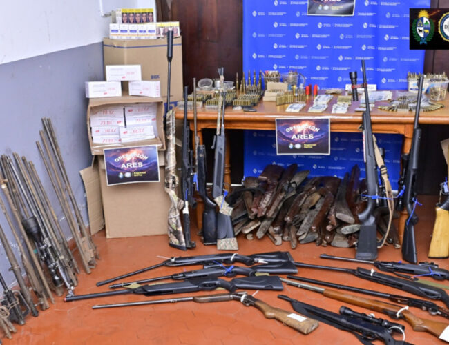 OPERACIÓN ARES: 43 CONDENADOS POR TRÁFICO DE ARMAS, ENTRE ESTOS UN POLICÍA DE ARTIGAS