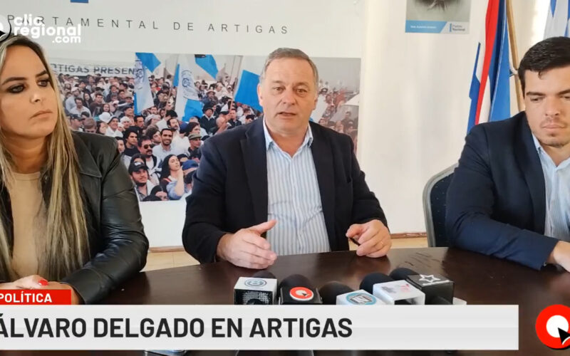 DELGADO EN ARTIGAS: «EL GOBIERNO MINTIÓ PARA GANAR»