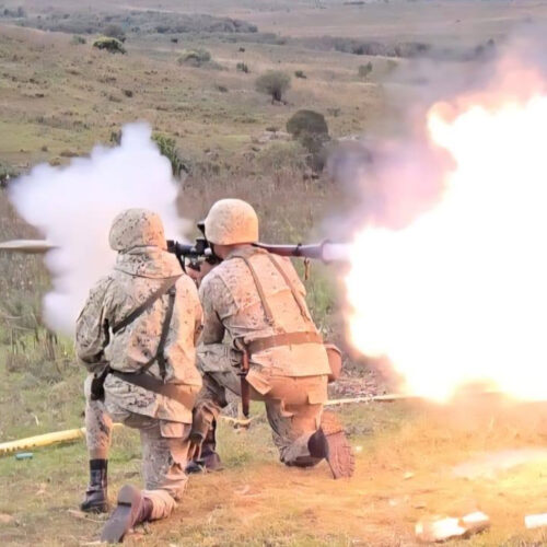 MILITARES DEL REGIMIENTO 10 EN MANIOBRAS ANUALES