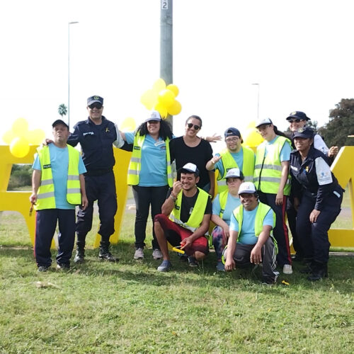USUARIOS DE ASOCIACIÓN DOWN PINTAN POR MAYO AMARILLO