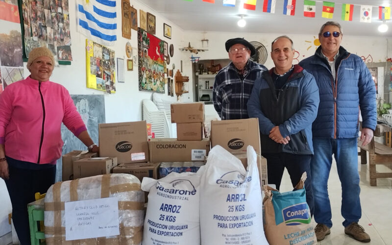 NUEVA DONACIÓN DE ALIMENTOS LLEGÓ AL COMEDOR DE ANA BORGES