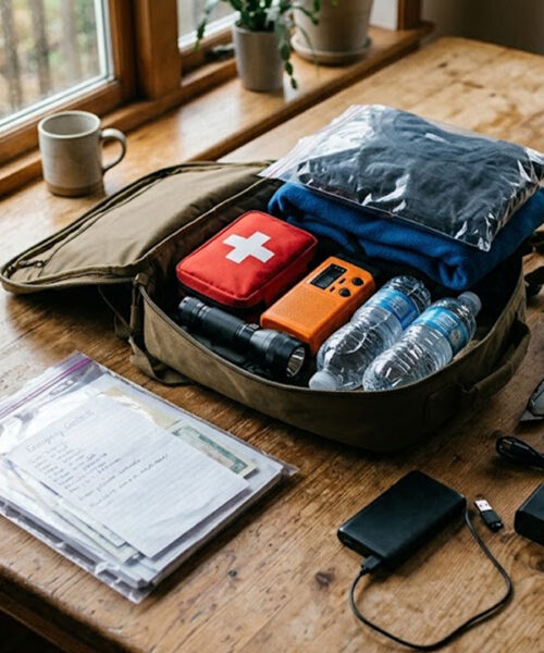 EL SINAE RECOMIENDA TENER LISTO UN BOLSO DE EMERGENCIA